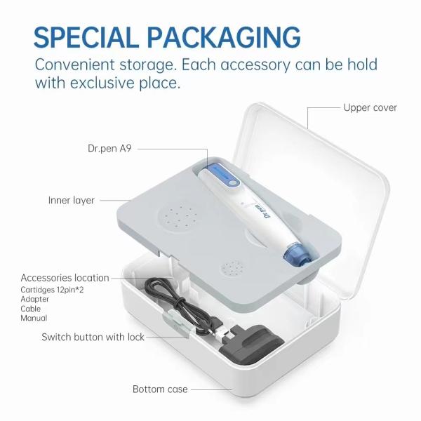 12 Pin Precision Electric Microneedling Device With Microchips / Agregado Familiar