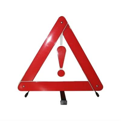 Portable 38.5cm Motorcycle Warning Triangle Side Road Emergency Triangles For Trucks