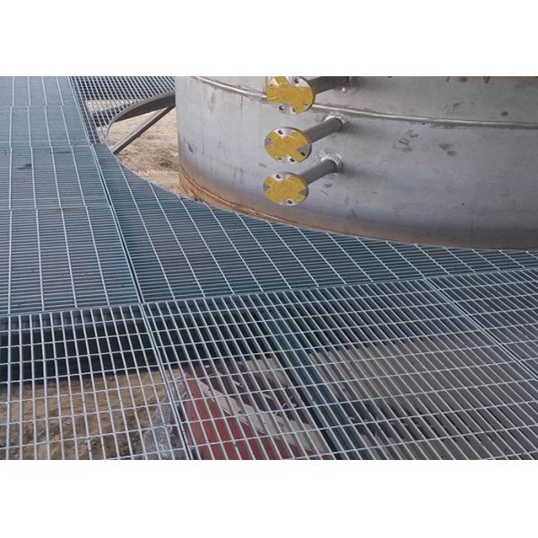 Carbon Steel Q235 Catwalk Steel Grating 75x10mm Anti Corrosion
