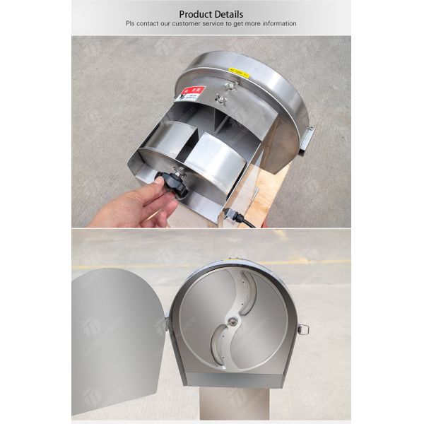 Petit légume et melon végétaux commerciaux de découpeuse découpant, découpant en tranches et machine en tranches de découpage en tranches