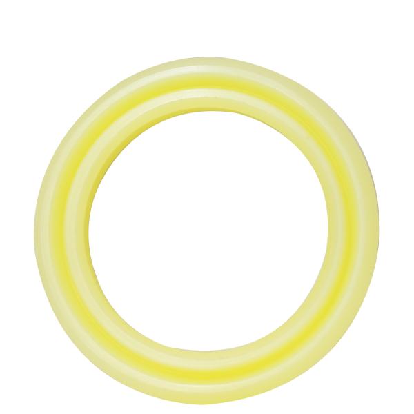 Yellow Hydraulic Rod Seal IDI ISI 45 X 65 X 12mm Hydraulic Cylinder Piston Seal Types Creamy