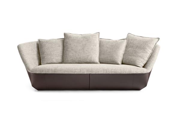 Isanka Walter Knoll Modern Upholstered Sofa Solid Wood Base For Living Room