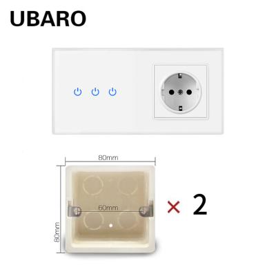 Interruptor e soquete com 300W Switch Power 100 - 240Vac Tensão 288g Peso