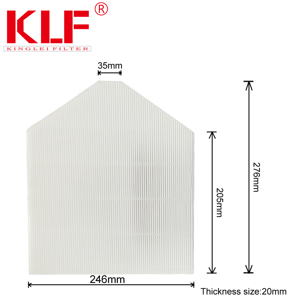 Dual-Layer H13 HEPA Air Purifier Filter for Pet Odor Elimination and Hair Capture