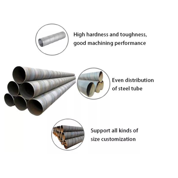 Спираль API 5L Sch 40 стальной трубы ASTM A36 сварила стальную трубку для масла/газа