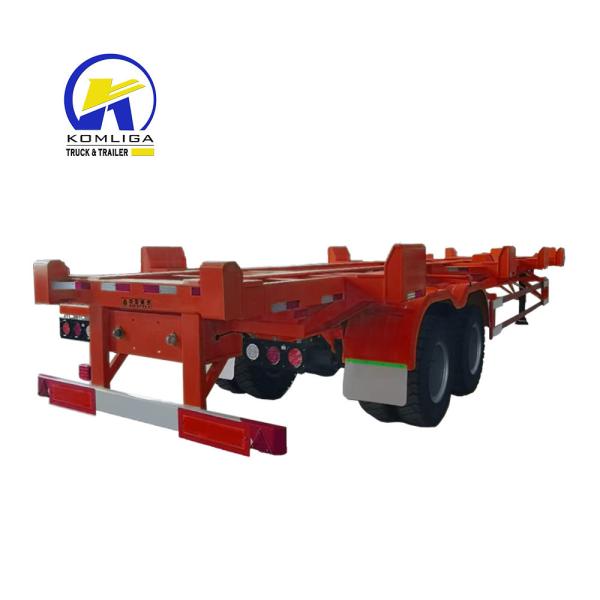11.00r20 Tire Wabco Valve Chassis Skeleton Trailer for Container Transportation at Best