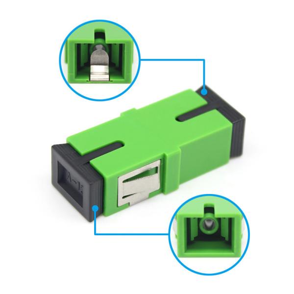 FTTH Optical Cable Adapter SC APC for Fiber Optic Coupler Loading Test ≥ 70 N