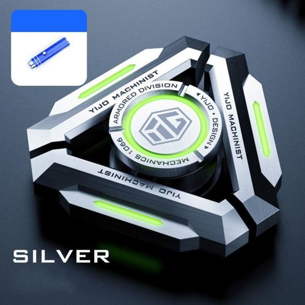 Metal Hand Finger Spinners Anti Anxiety Focus Toy for Adults and Kids Luminous Light Gift