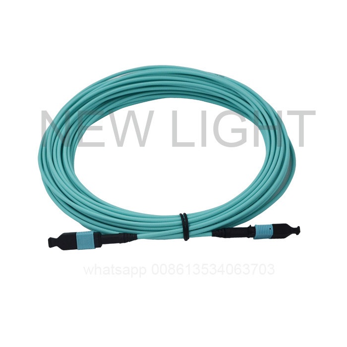 12 Core MPO MTP Cable with LSZH Material and Low Insertion Loss for 40G/100G Ethernet