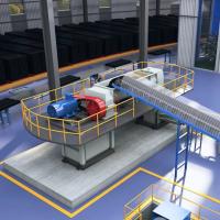 Máquina de produção de tijolos de barro de extrusão a vácuo de duplo estágio com 160 + 400kw