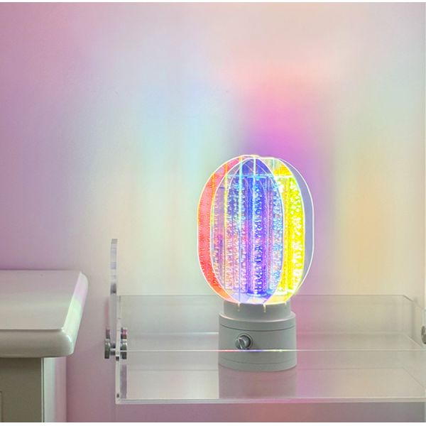 360° Rotating Light and Shadow Aurora Desktop Night for Lamp Desktop Gift