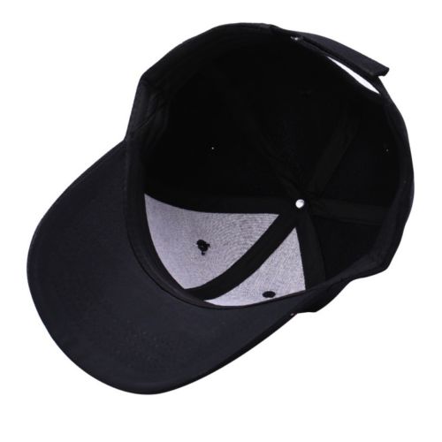 Adjustable Closure Unisex Baseball Caps Curved Visor Plain Solid Acrylic Color