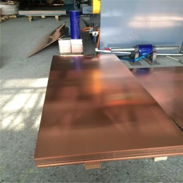 Placa C11500 de cobre vermelha que anodiza a folha de cobre perfurada decorativa