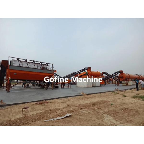 Chicken Manure Organic Fertilizer Production Line Large Capacity Stable Operation