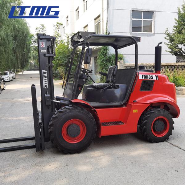 LTMG  all terrain forklift truck 3.5ton forklift 2WD 4WD diesel powered forklift rough terrain forklift