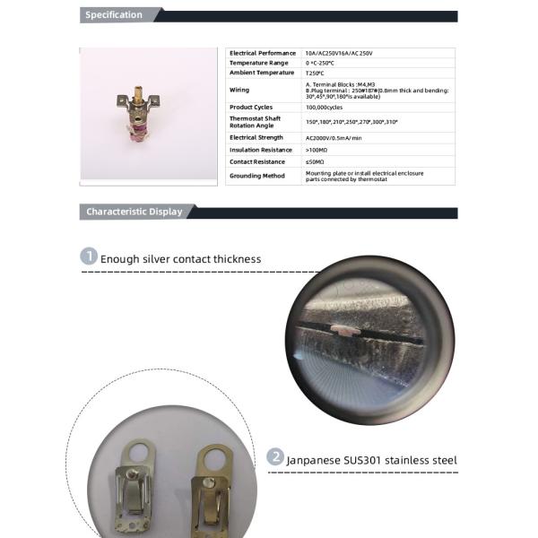 Electric Thermal Switch Temperature Controller The Essential Home Appliance Component