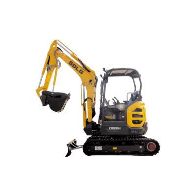 SDLG Lingong LGMG 1t 2t 3t Mini Micro Crawler Excavator Compact Digger For Farm Garden Home Use