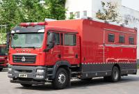 Véhicule résistant du feu de SINOTRUK SITRAK 228 kilowatts avec des batteries de cuisine