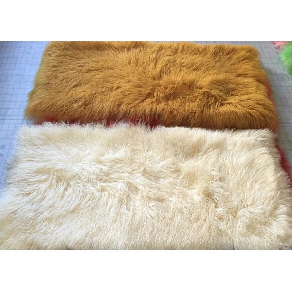 Роскошное тибетское реальное овчины половика черноты мех 120 *180км длиной шелковистое курчавое для пола