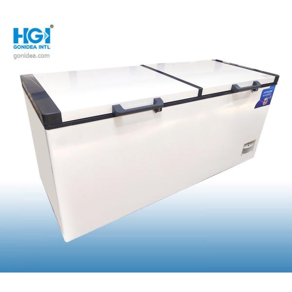 Морозильник комода двойной двери рынка ужина 548 литров коммерчески большой