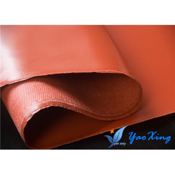 ткань стеклоткани силикона 1.5mm с хорошей устойчивостью к старению и огнеупорное