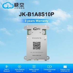 Jk BMS B1a8s10p BMS Heat RS485 Canbus 4s 5s 6s 7s 8s 12V 24V Battery with 1A Active Balance BMS LiFePO4 Li-ion Lto