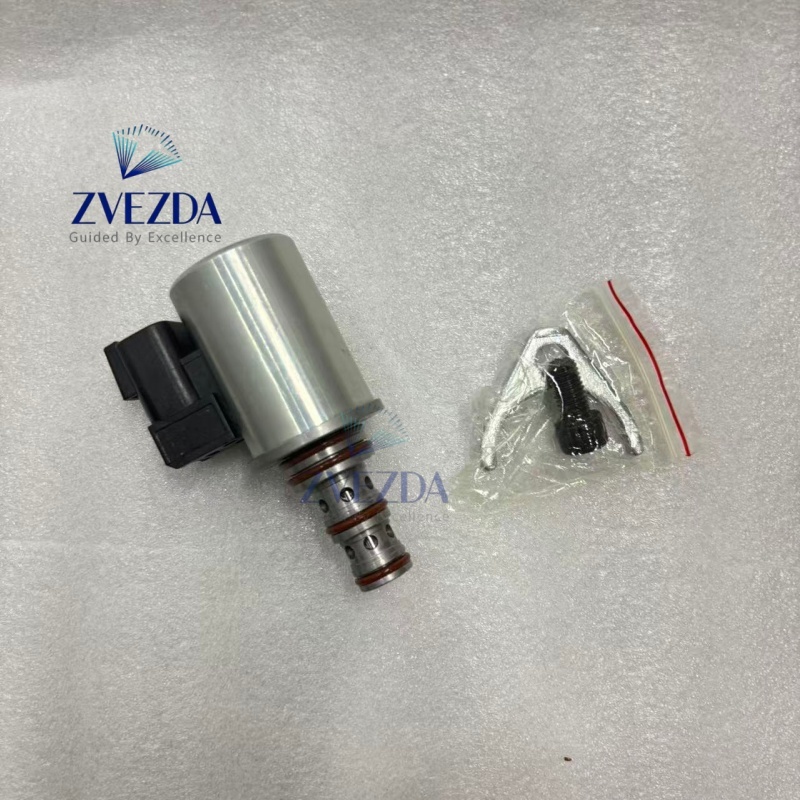 200‑6210  24V Hydraulic Solenoid Valve With Fitting Kit Fit E420E Excavator