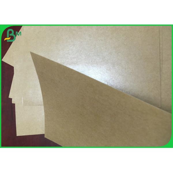 787mm 250g Brown Kraft Paper With 15g PE Coated For Pizza Box Oilproof  787 мм 250 г коричневая крафт-бумага с 15 г PE-покрытием для коробки пиццы