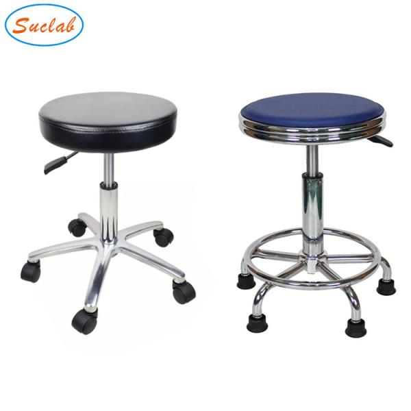 Durable Lab Stool Adjustable , Aluminum Alloy Science Stools For Schools