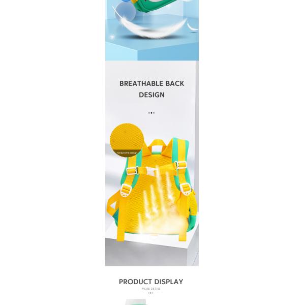 Rabbit Waterproof Kids Backpack FCS 3D Toddler Kindergarten Children Schoolbag