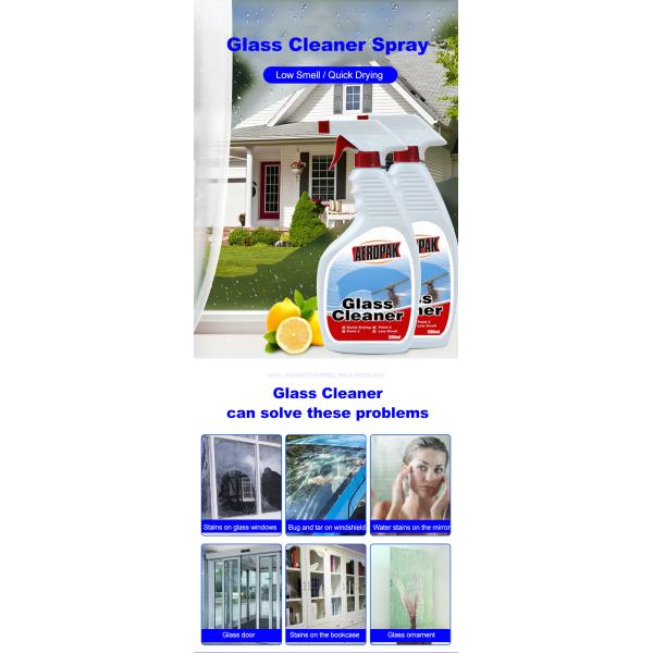 AEROPAK Anti-Mist Glass Cleaner 500ml for Car Windows