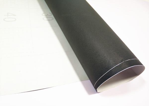 Black Solid Color Self Adhesive Wallpaper Waterproof For Restaurant And Pub