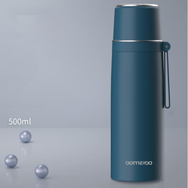 500ml Stainless Steel Water Bottle Portable Double-wall Insulated Water Cup for All