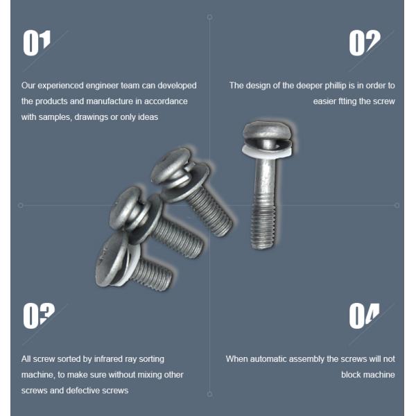Система метрических измерений Грибный круглый головный винт с цинковой покрытием и полуниткой