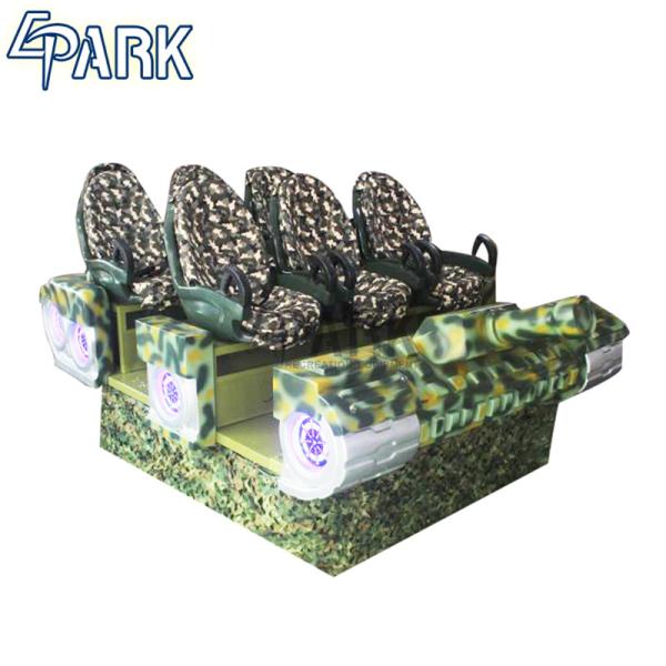 3D Glass VR Tank 6 Seat  9D VR Cinema Systems For Amusement Park