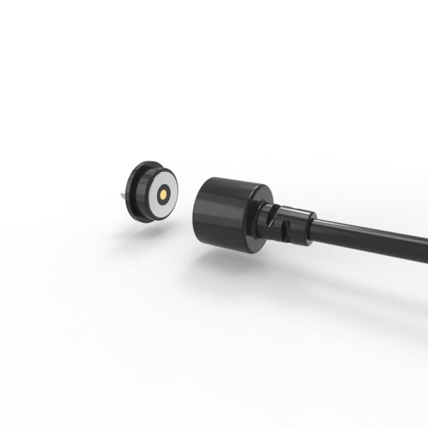 60 g connecteur de câble de charge magnétique circulaire à 2 broches