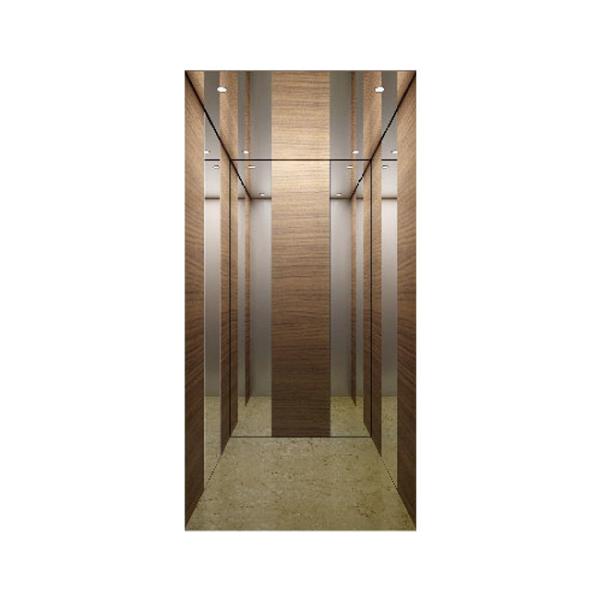 Классическая небольшая жилая домашняя нержавеющая сталь VVVF зеркала людей лифта 13 виллы