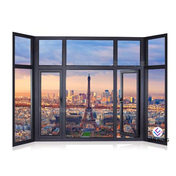 Soundproof Glass Profile Aluminium Window And Door Windows And Doors Standard Size
