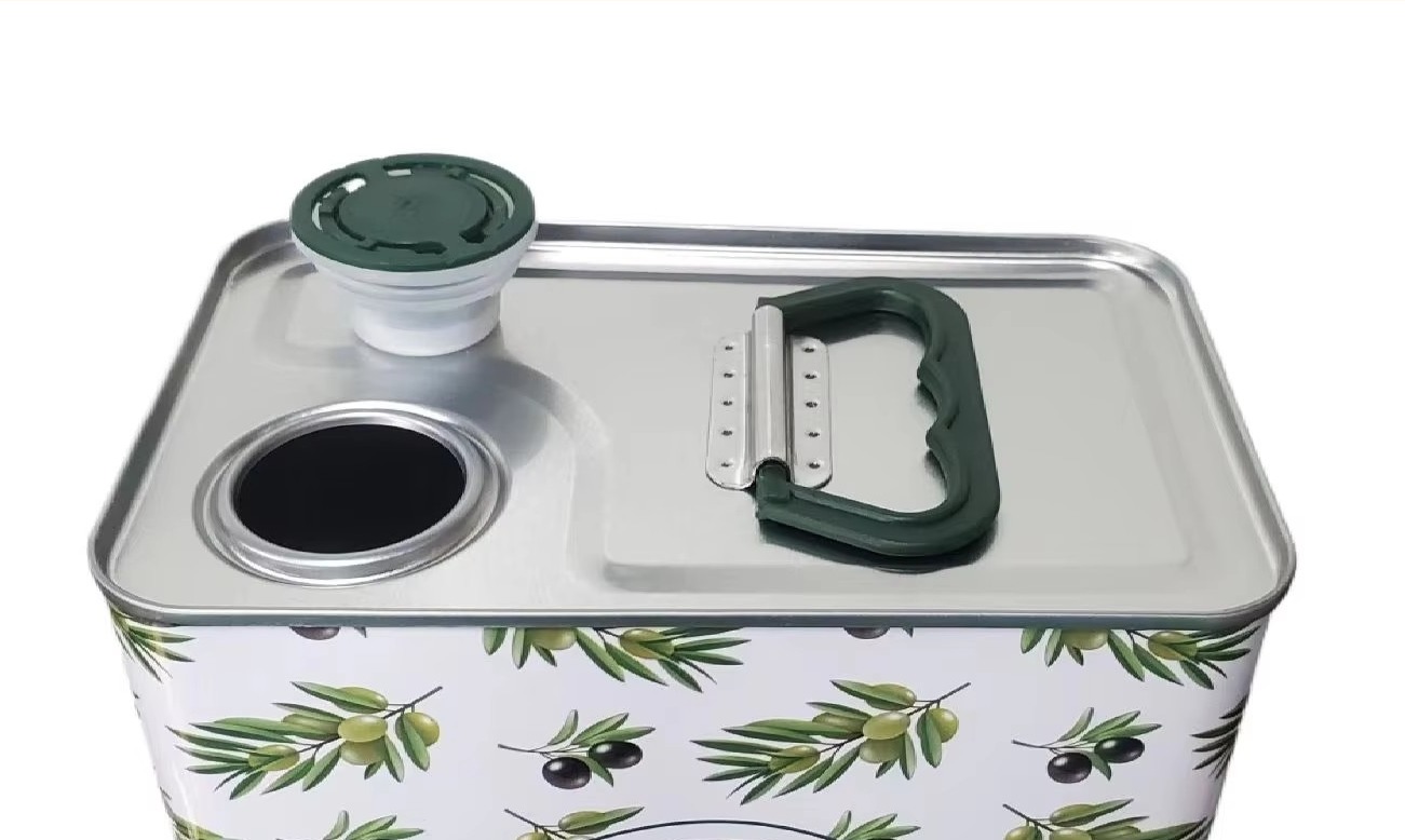 DADI  5L Food Grade Metal Tin Can OEM/ODM Olive Oil Tin Containers
