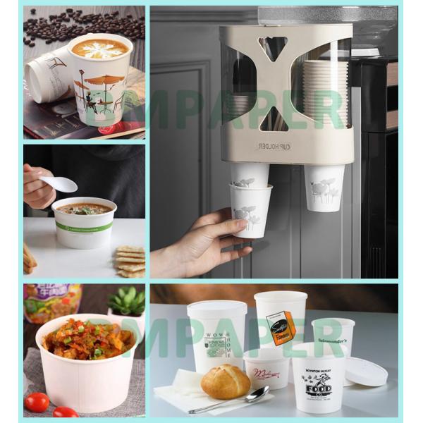 Водоустойчивое 1 PE PE 2 покрыло доску Cupstock для кафа Eco дружелюбные 900mm кофе