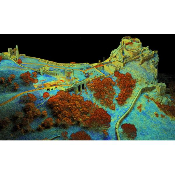 Система сканирования Geosun gAirHawk Sesries GS-130X LiDAR Датчик Hesai XT32 Сильное проникновение 360 градусов Fov