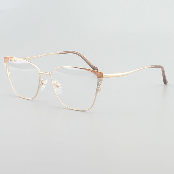 6 Colours Female Anti Blue Light Stainless Steel Eyewear