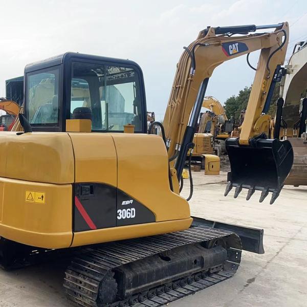 Second Hand Blade Backhoe Cat 306D 6Ton Used Equipment Excavator