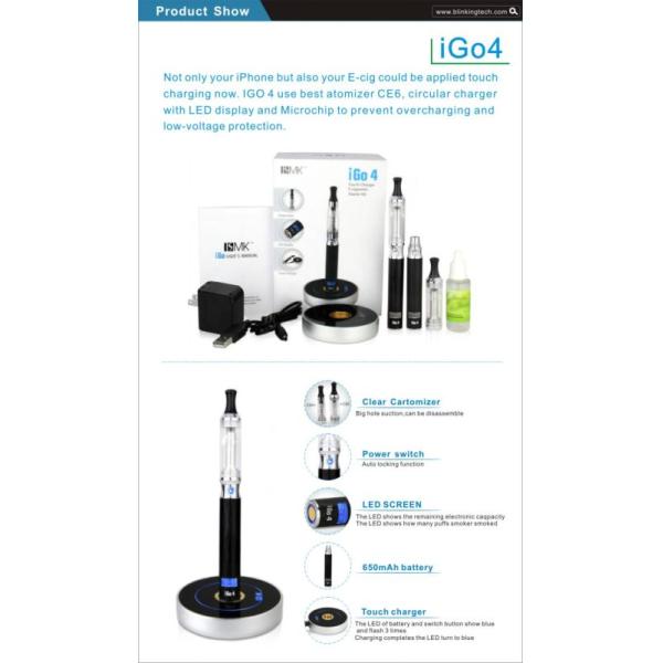 Popular Portable Electronic Hookah Cigarette Igo 4 From Popular Cigarette Brands