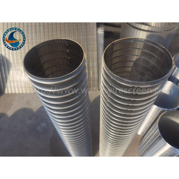 Ss 304 Profile Reverse Wedge Wire Screen Drum Filter Cylindrical