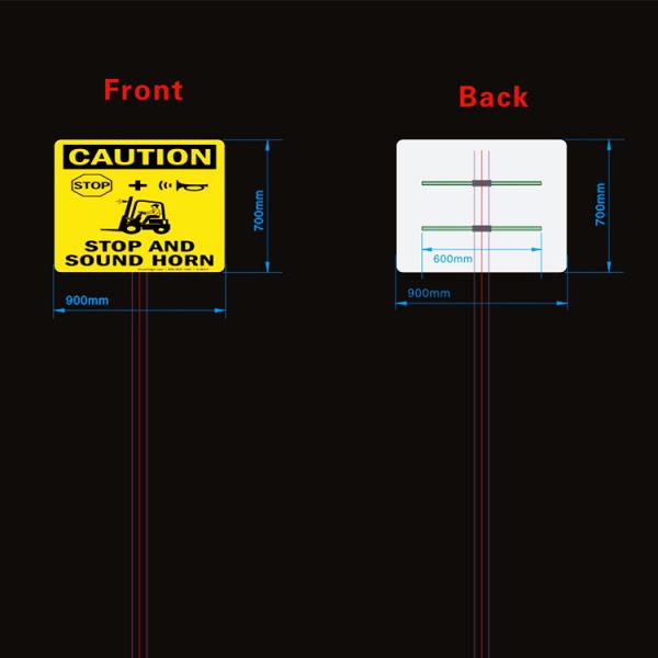 Outdoor Photoluminescent Signage Board For Business