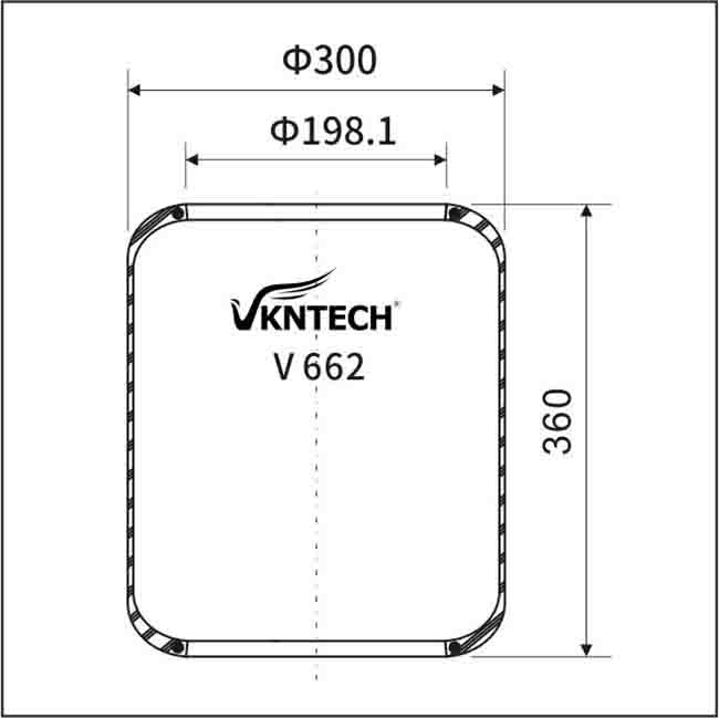 GOODYEAR 9007 CONTITECH 662N Автобусные воздушные пружины2002.46.00VKNTECH V662