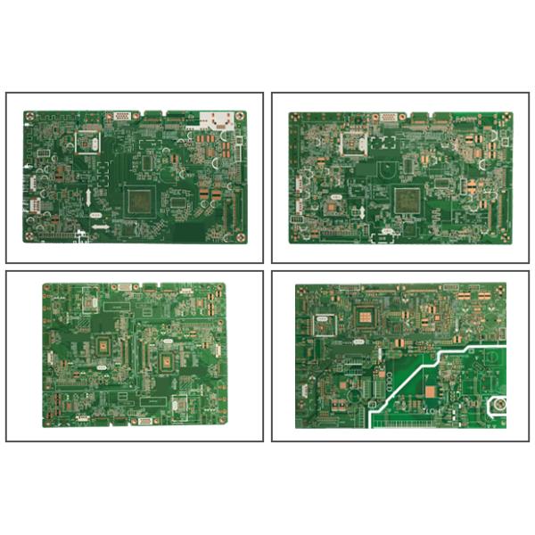 Custom Made Copper Clad Printed Circuit Board , Power Amplifier PCB 8 Layers 1.0mm