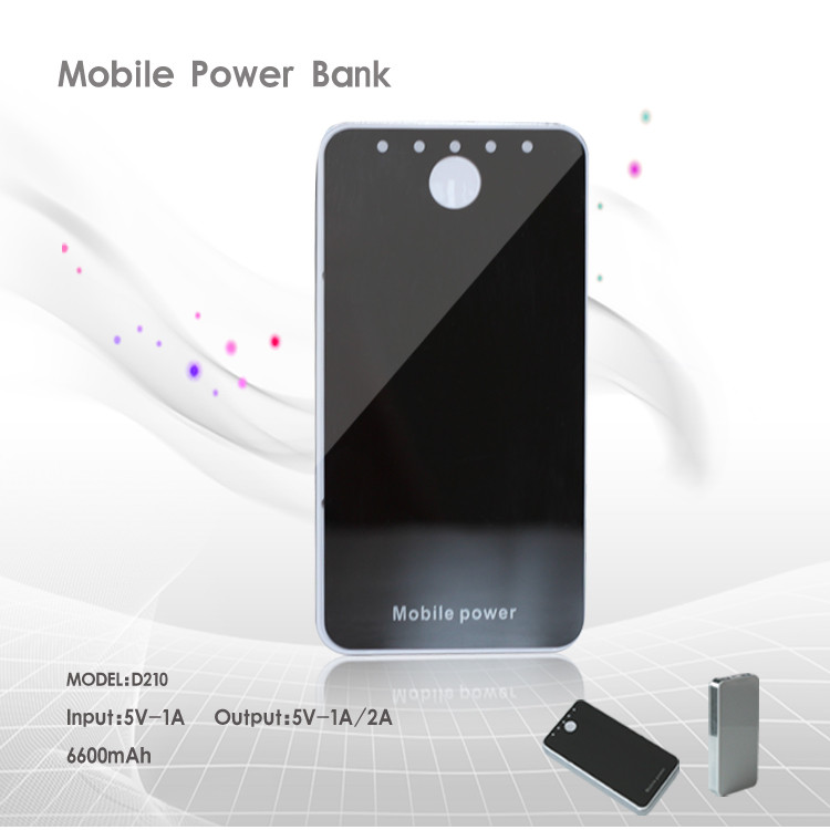 Mini USB Input Kolor Fish Charge USB Power Packs Mobile Power Bank / 5000 mAh