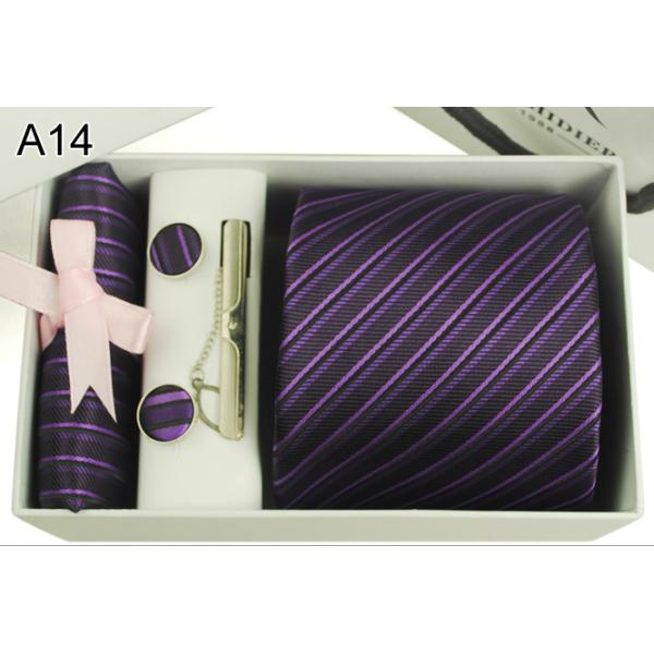 cufflink hanky set woven silk necktie set